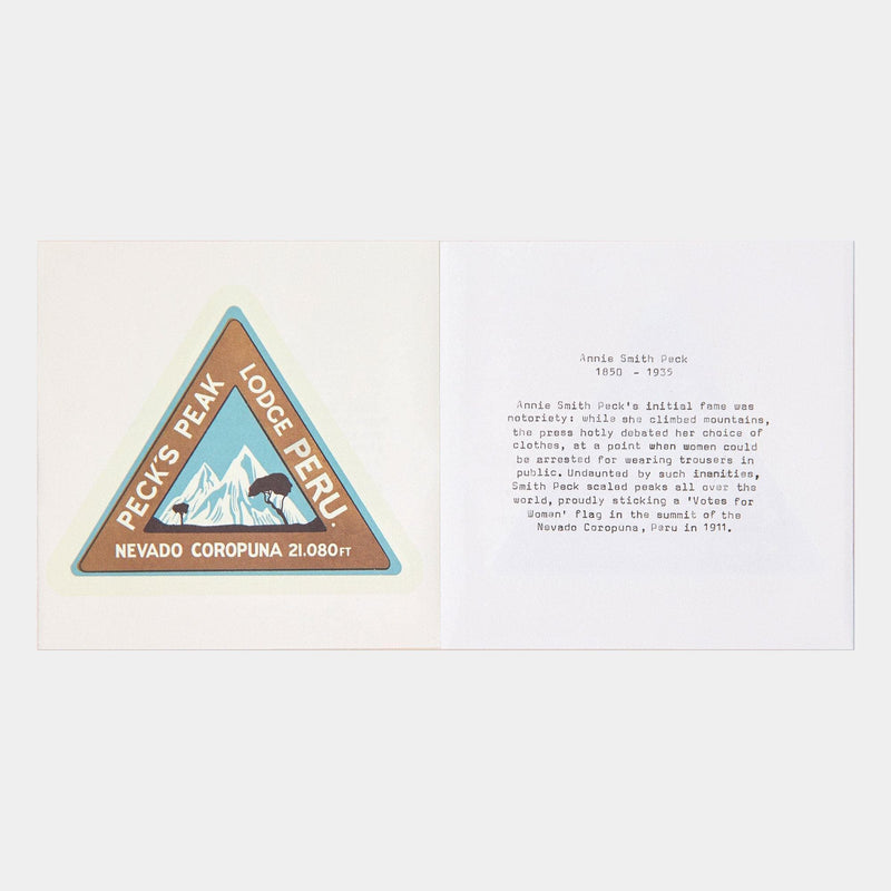 Annie Atkins - Trailblazer Travel Stickers Accessories Steamline Luggage