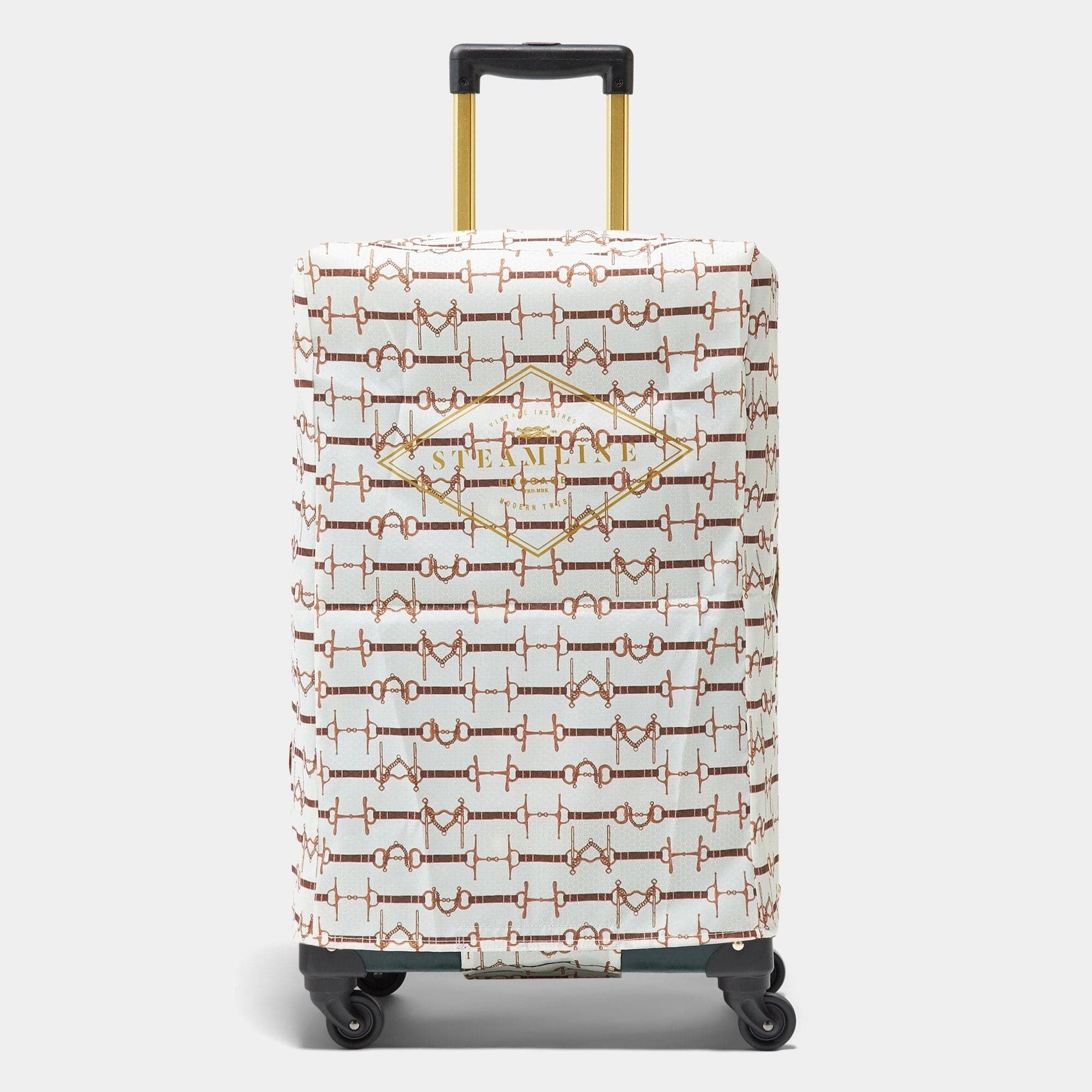 The Classic Snaffle Protective Cover - Spinner Size Protective Cover Steamline Luggage