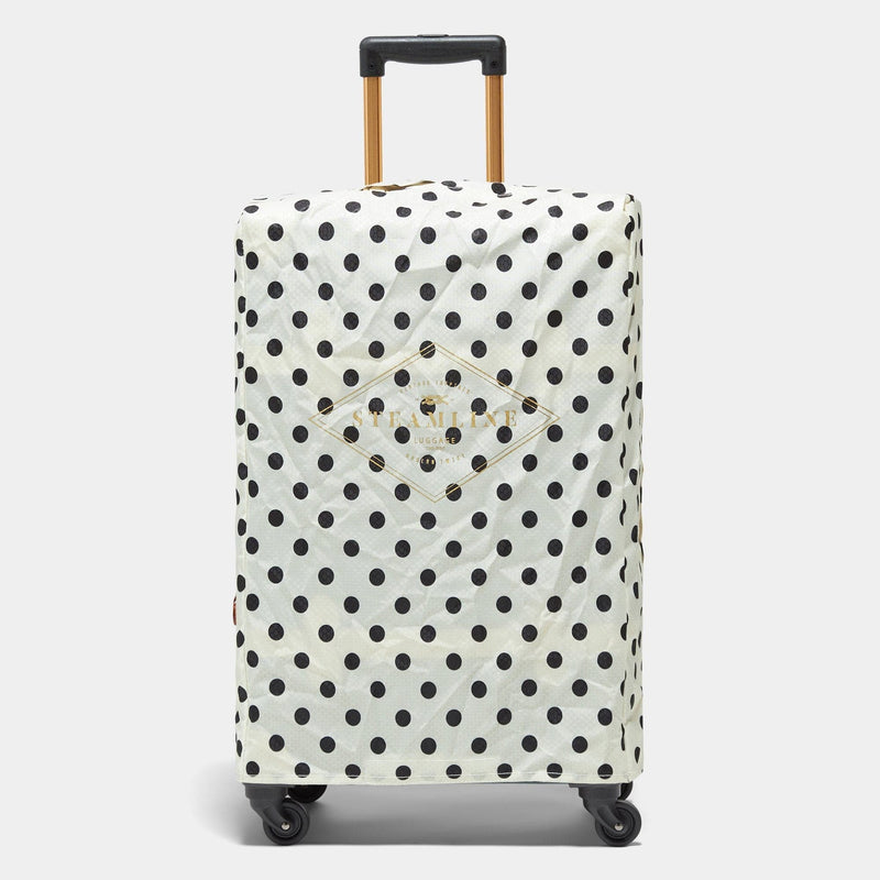 The Polka Dots Protective Cover - Spinner Size Protective Cover Steamline Luggage