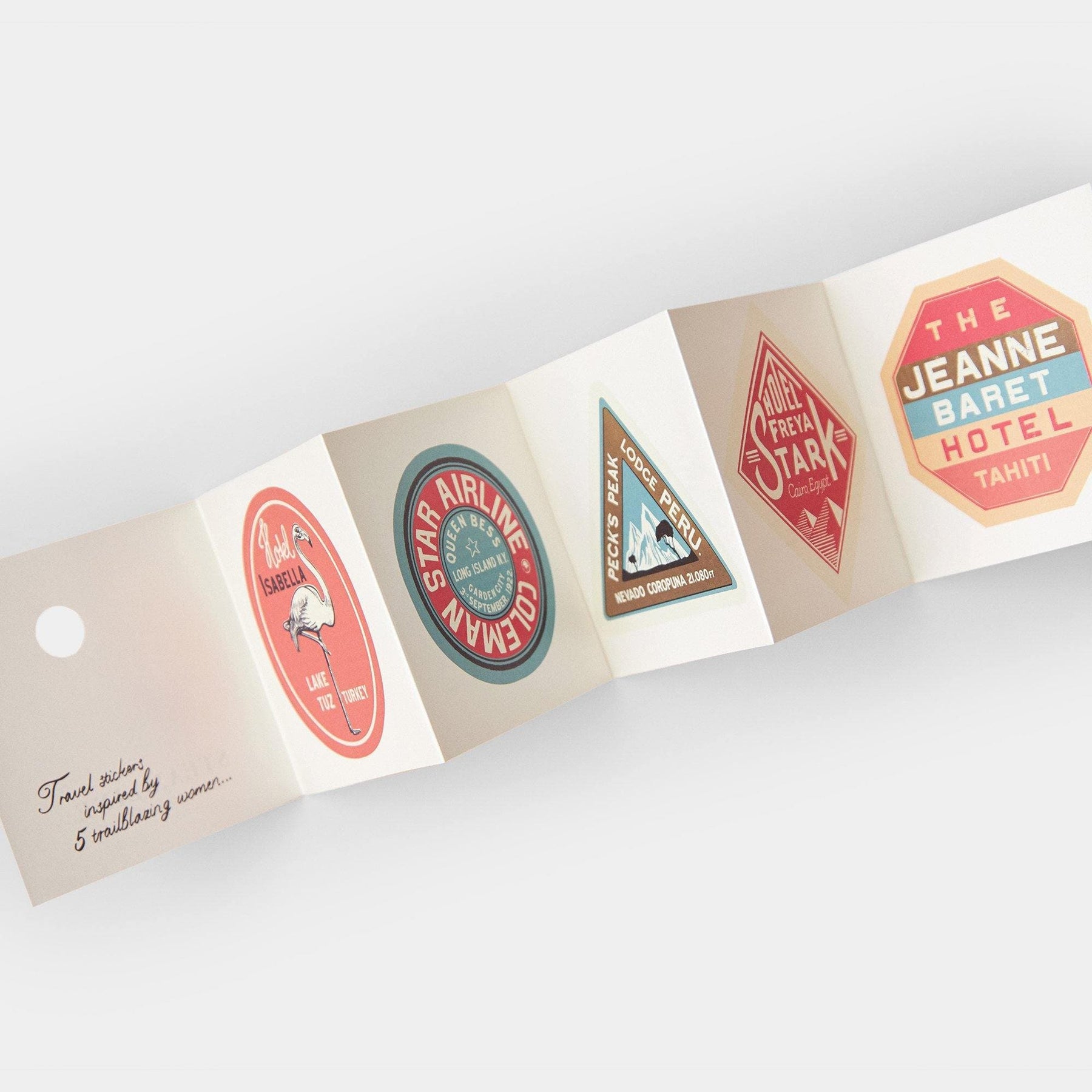 Annie Atkins - Trailblazer Travel Stickers Accessories Steamline Luggage