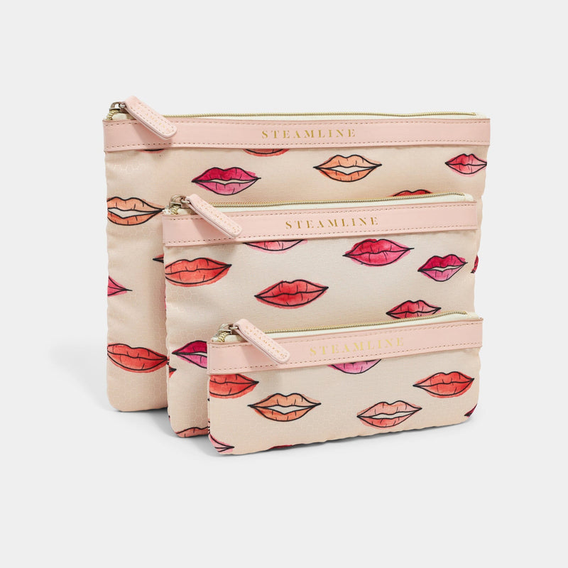 The Lip Print - Cosmetic Case Set