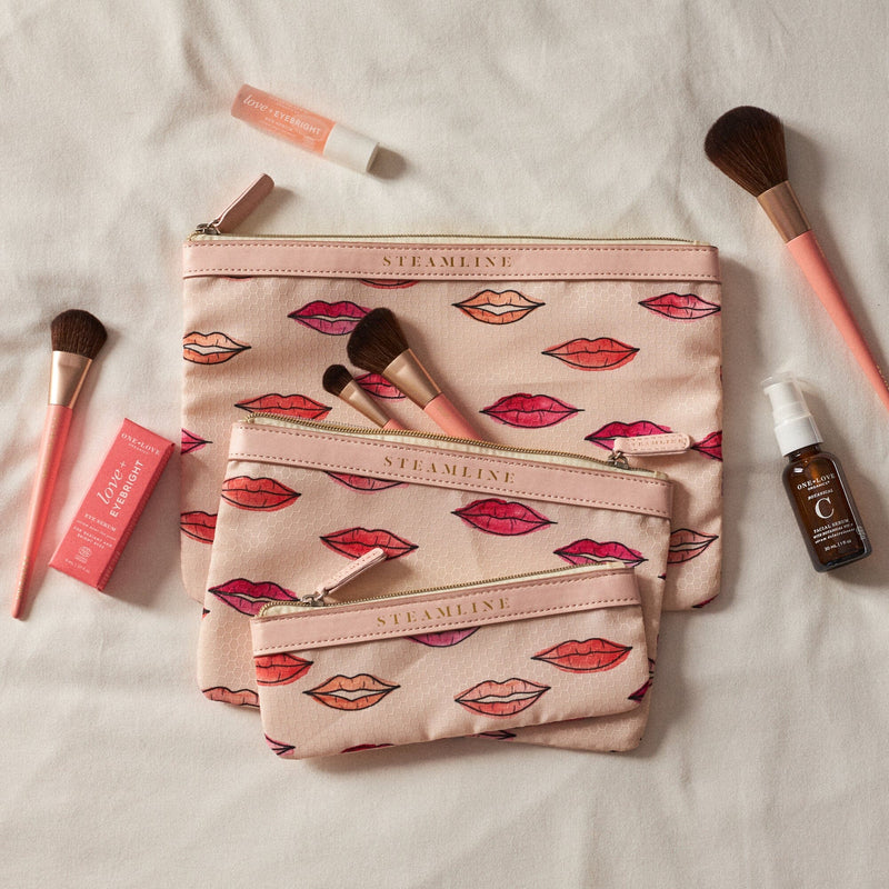 The Lip Print - Cosmetic Case Set