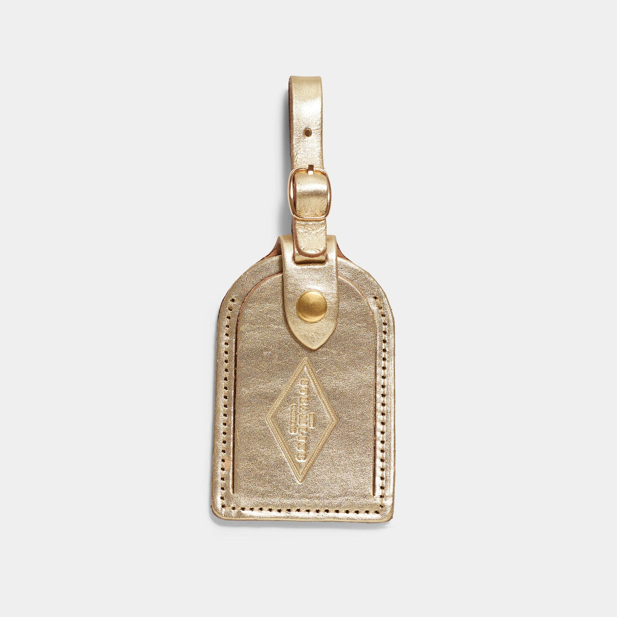 Golden Leather - Luggage Tag