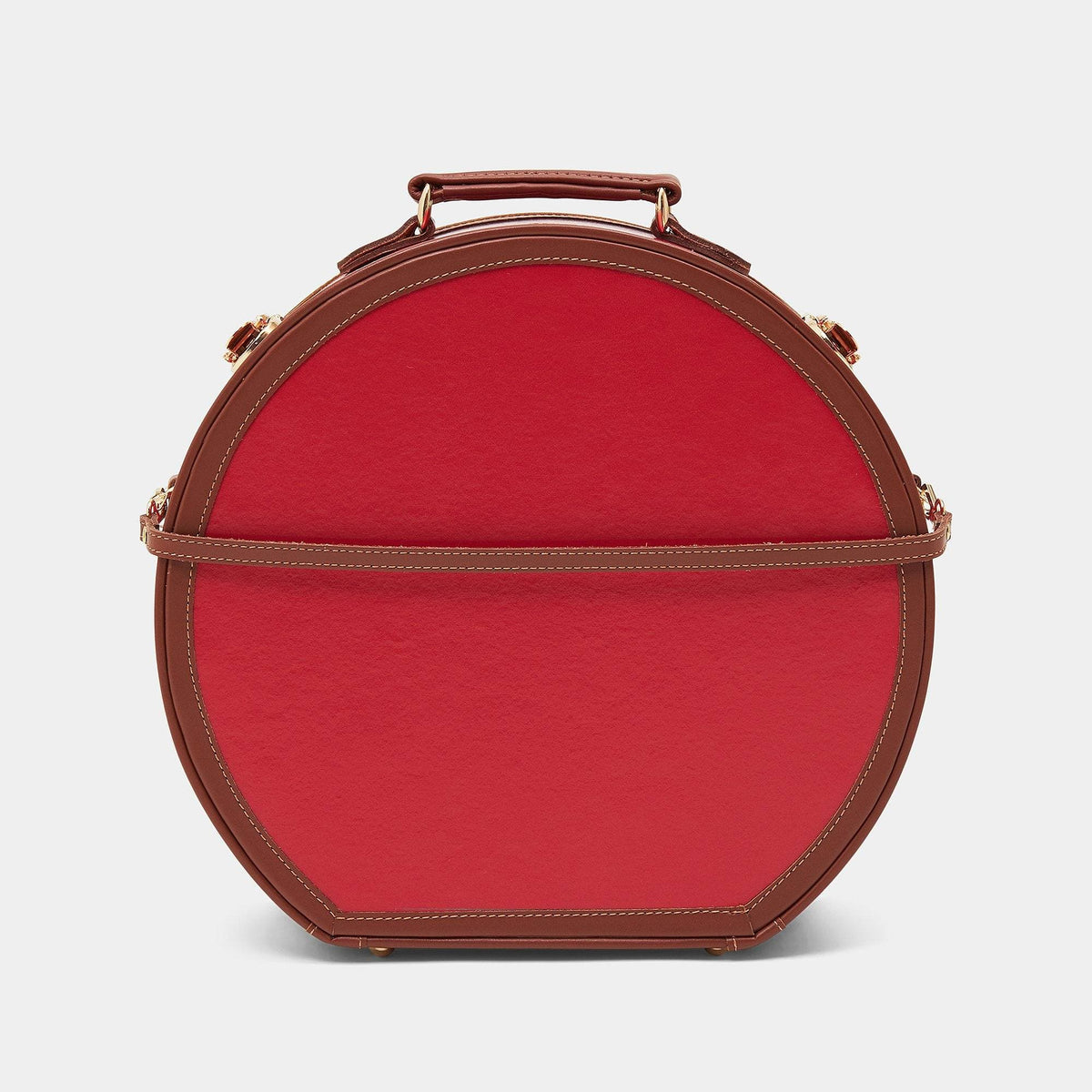 The Diplomat - Red Hatbox Large Hatbox Large Steamline Luggage 