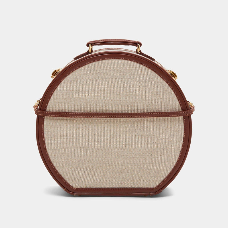 The Editor - Brown Hatbox Large Hatbox Large Steamline Luggage 