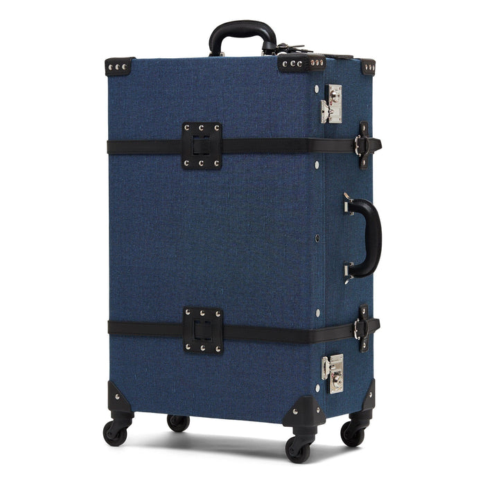 The Editor - Navy Check In Spinner Spinner Steamline Luggage 