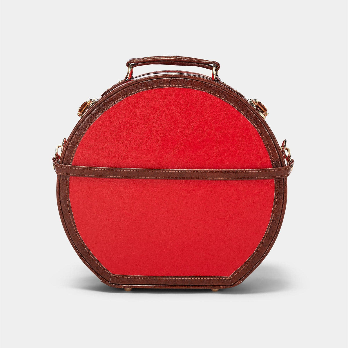 The Entrepreneur - Red Large Hatbox Hatbox Large Steamline Luggage 