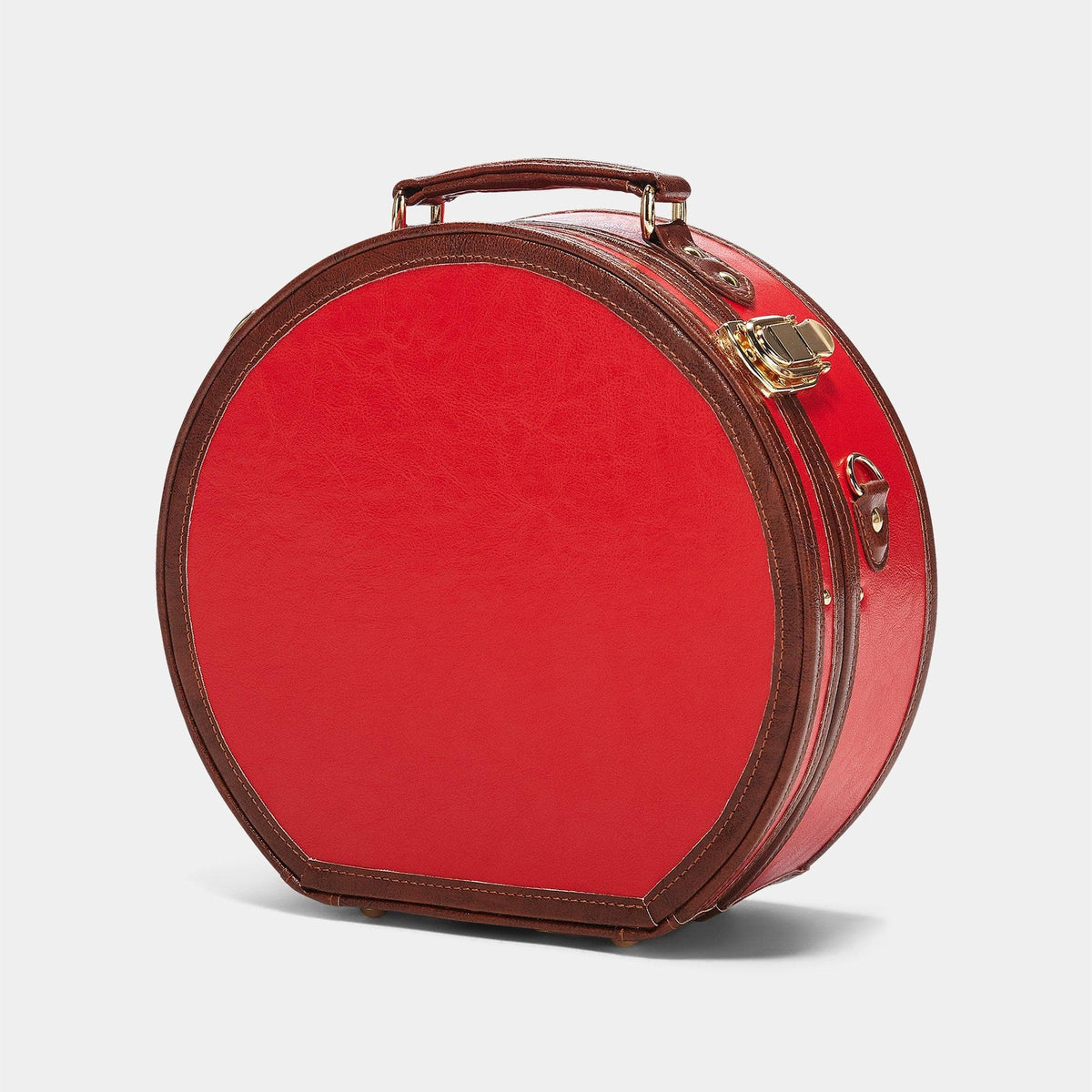 The Entrepreneur - Red Large Hatbox Hatbox Large Steamline Luggage 