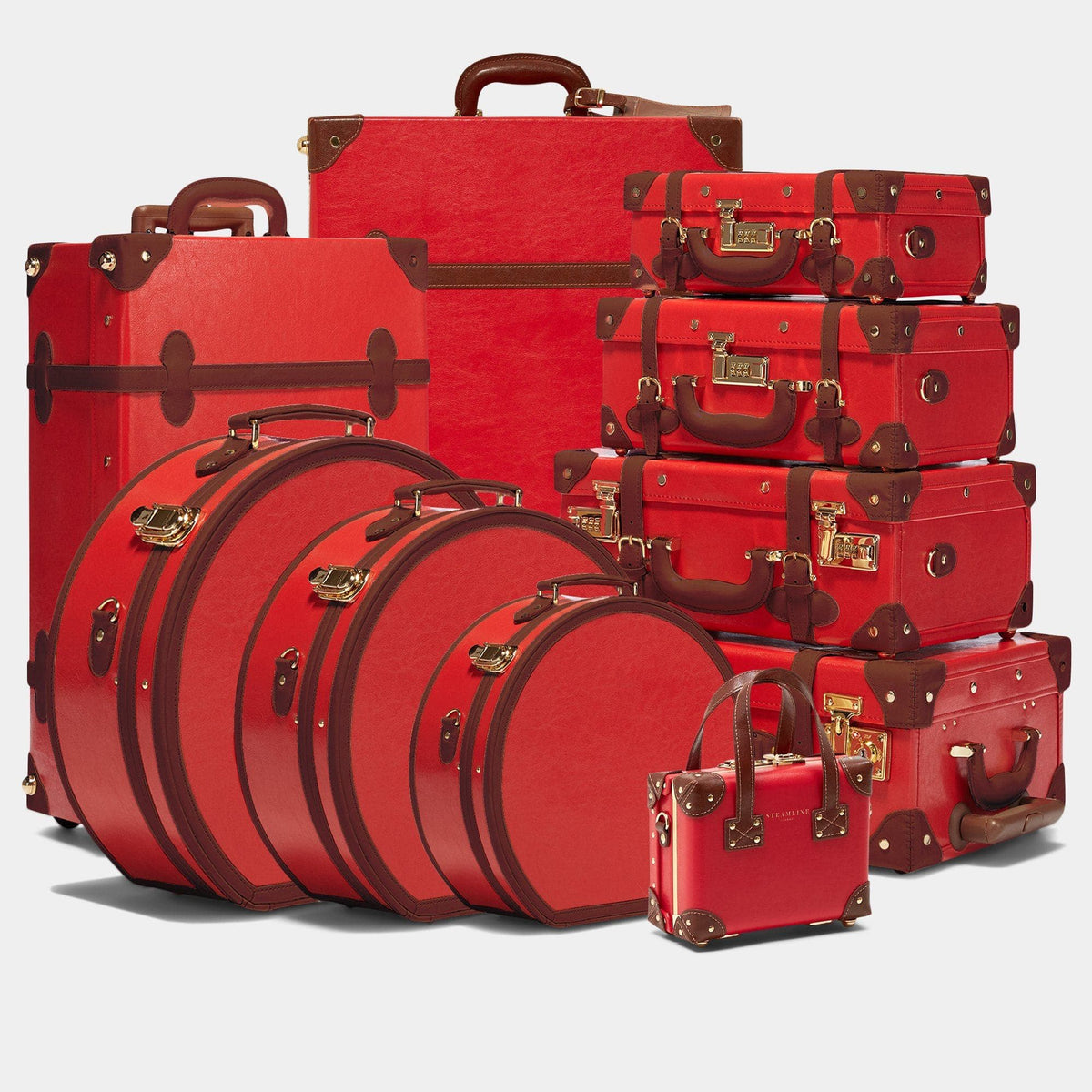 The Entrepreneur - Red Overnighter Overnighter Steamline Luggage 