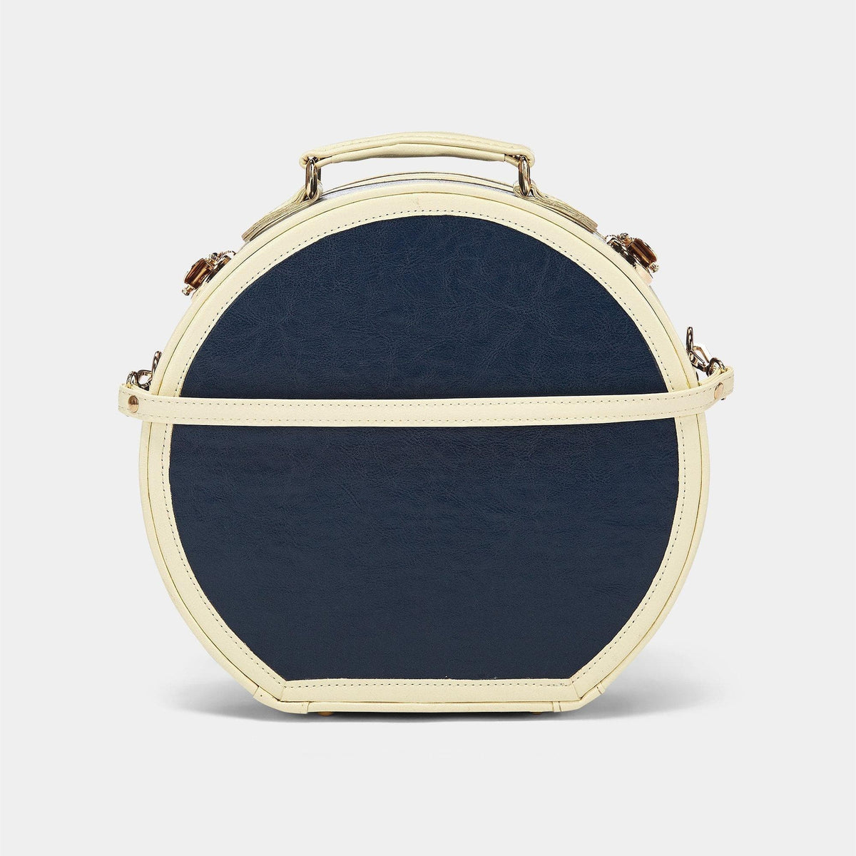 The Entrepreneur - Navy Small Hatbox Hatbox Small Steamline Luggage 