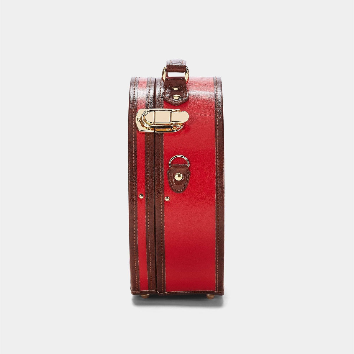 The Entrepreneur - Red Small Hatbox Hatbox Small Steamline Luggage 