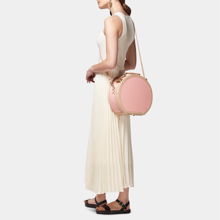 The Correspondent - Pink Hatbox Small Hatbox Small Steamline Luggage 