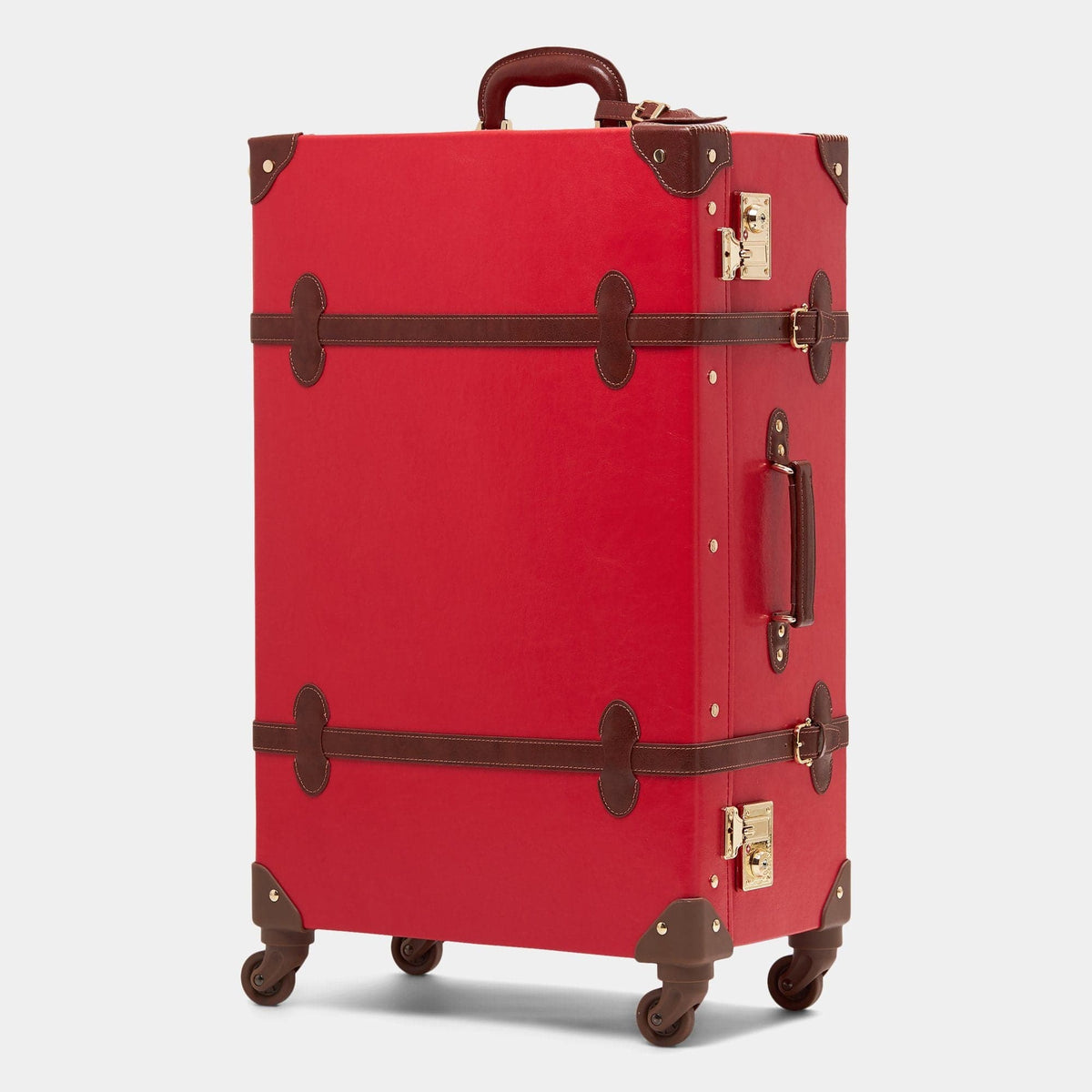 The Entrepreneur - Red Check In Spinner Spinner Steamline Luggage 